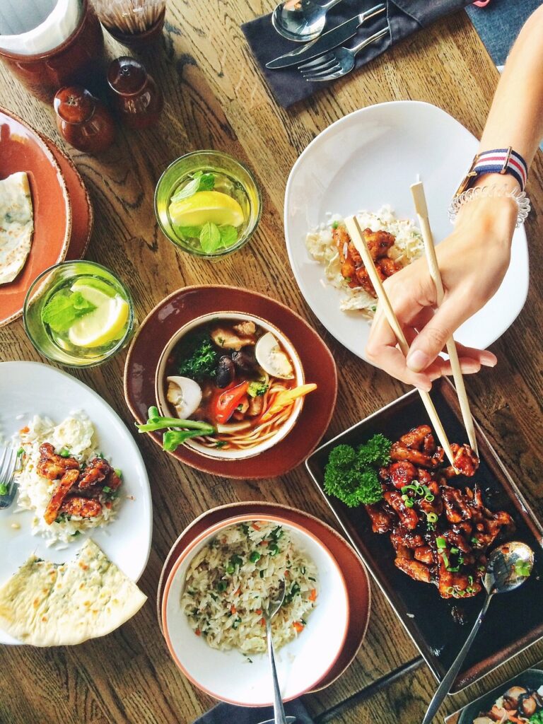 food, dishes, restaurant, meal, menu, dinner, tasty, delicious, table, chinese, asian, chopsticks, eat, flat lay, food, restaurant, restaurant, restaurant, restaurant, restaurant, dinner, dinner, dinner